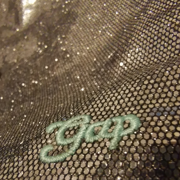 GapKids Backpack Silver Disco School Bag - Picture 9 of 9